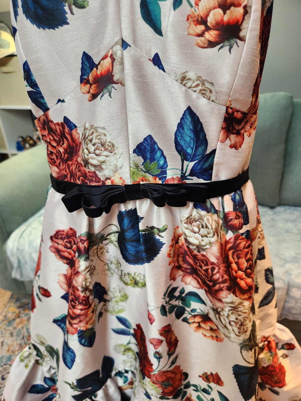 Live Bridgerton, Cottagecore, Fairycore, Gardencore Fantasy W Custom Floral Gown - Picture 6 of 15